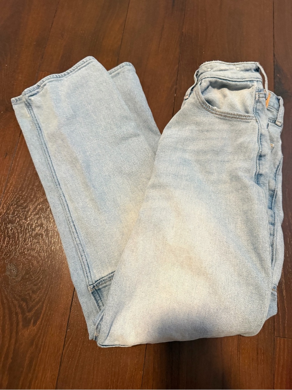 Hollister 1 short curvy ultra high rise dad jeans 25 denim vintage stretch